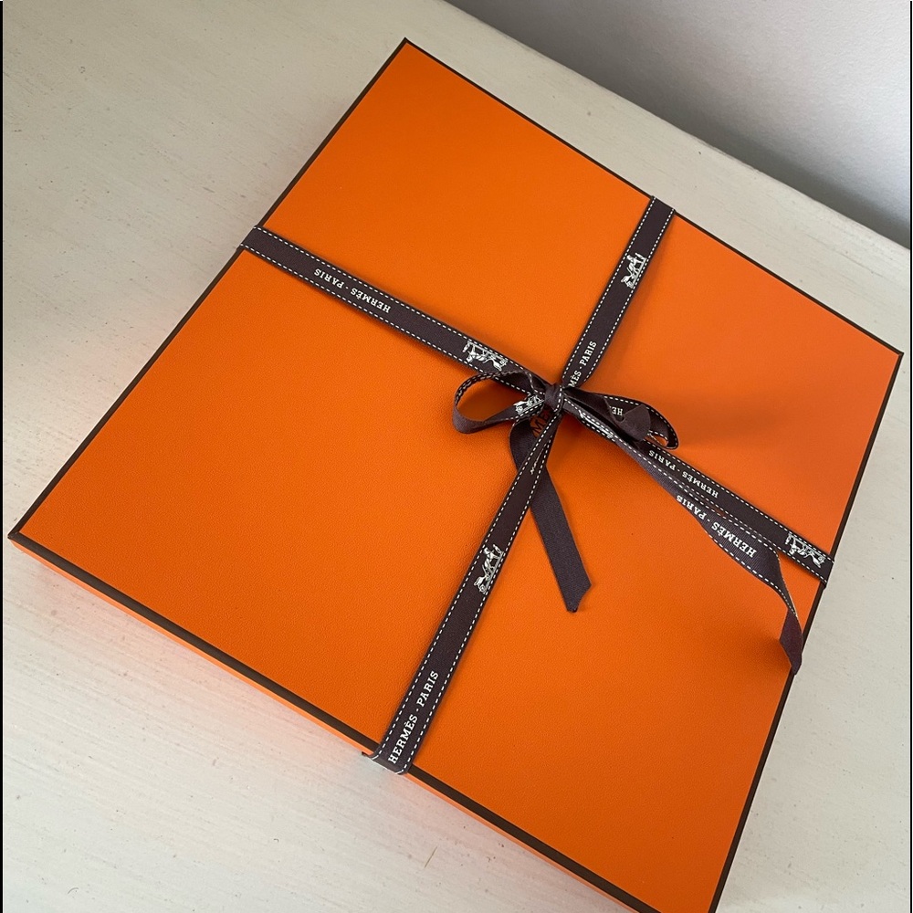 Baby blanket from Hermes gray color for boys and girls ..NEW NEVER USED